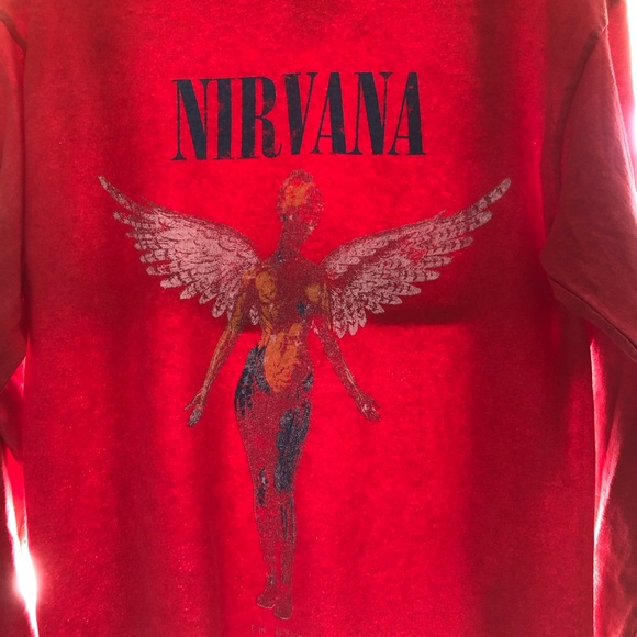 Nirvana In Utero Long Sleeve Tee Shirt - Picture 2 of 3